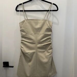 NWT Proenza Schouler White Label Fitted Spaghetti Mini Dress, White NWT